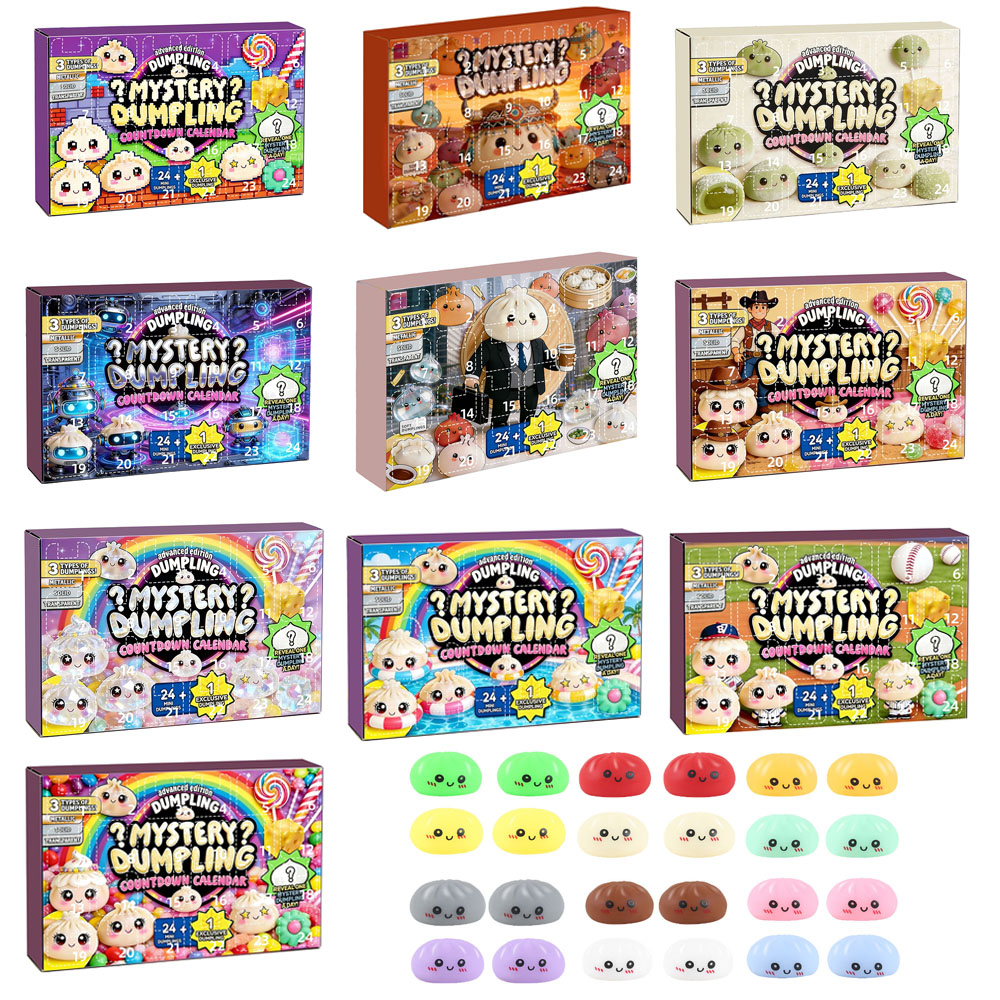 Mystery Box Blind Bag - Календарь обратного отсчета «Сюрприз-пельмешки»: 24 дня,