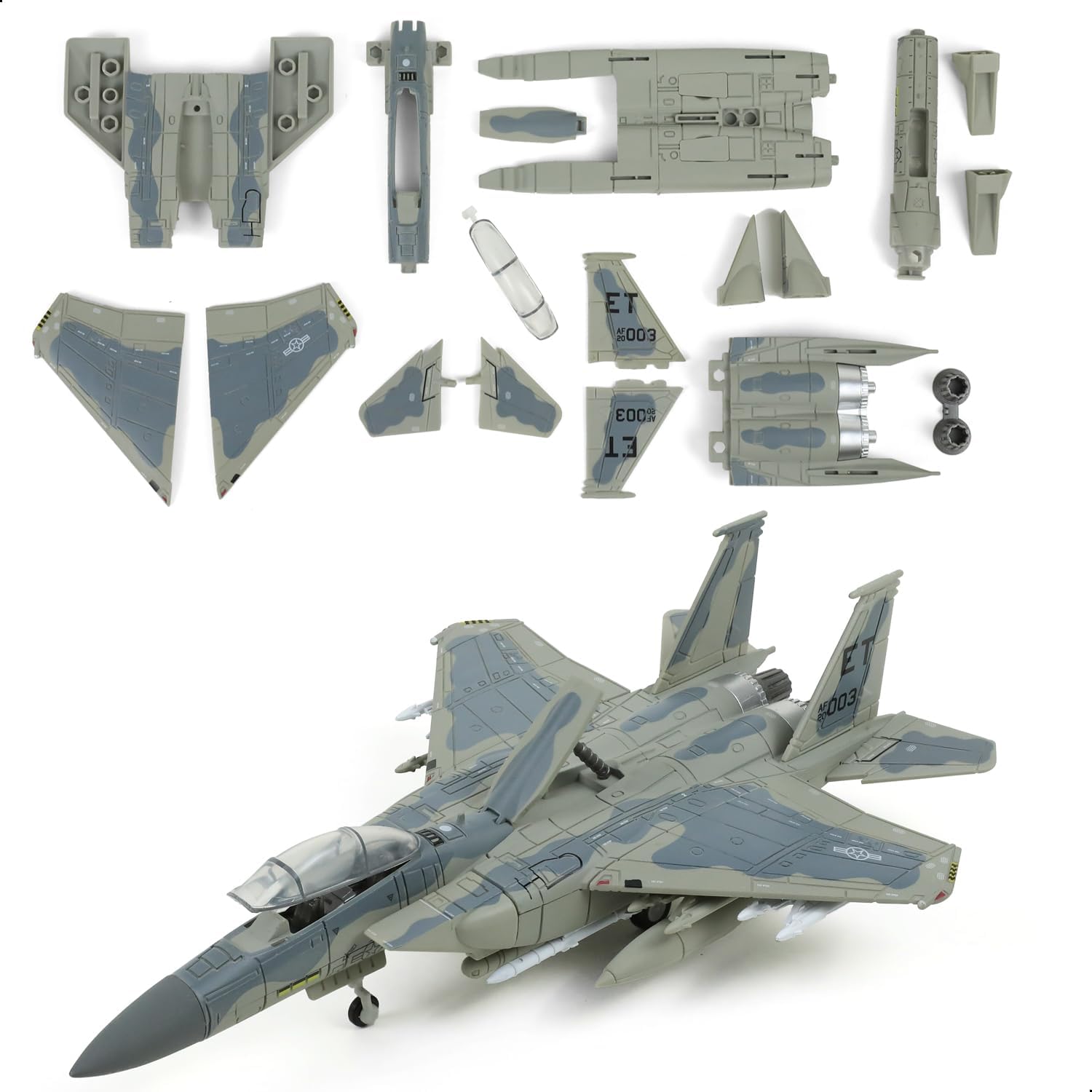 Model Airplane Plastic - Модель истребителя F-15EX Eagle II ВВС