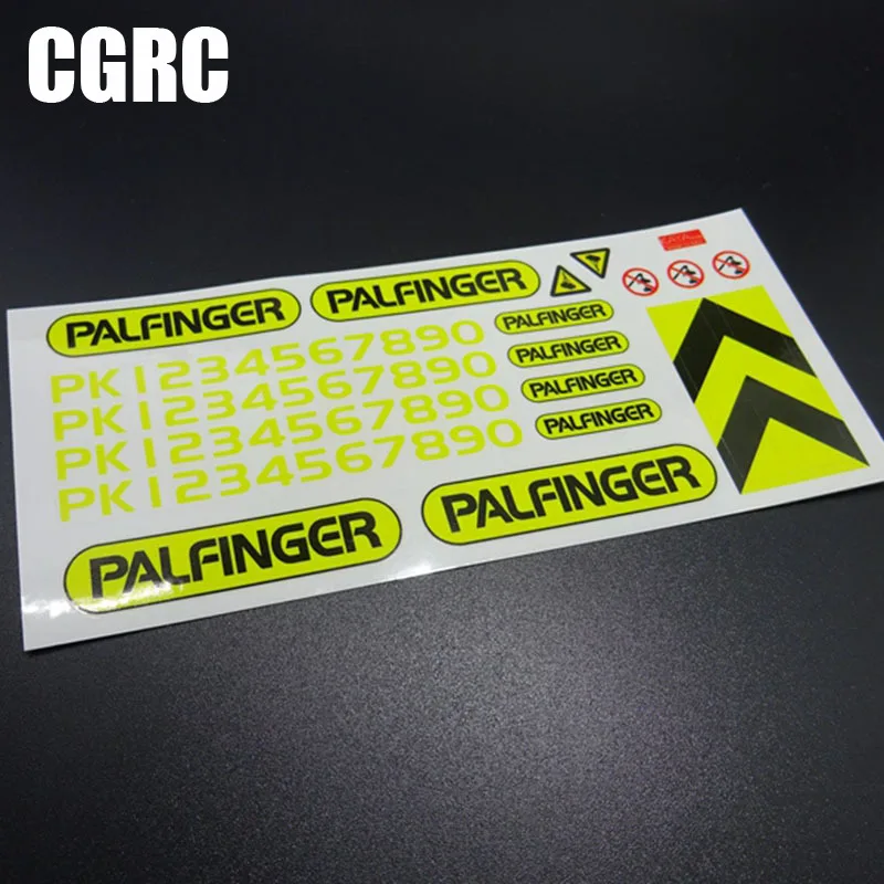 Tamiya Model Rc Car - Наклейка с моделью автомобильного крана PALINGER