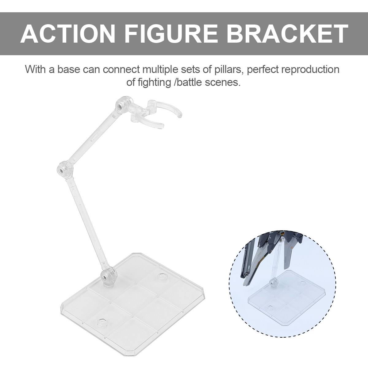 Action Figure Stand - 5 шт. прочных подставок для фигурок,