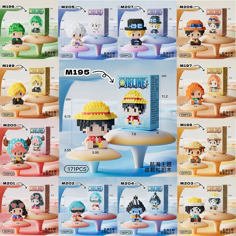ONE PIECE 3D Аниме-модель Бога – обзор и цена Building Block Mini