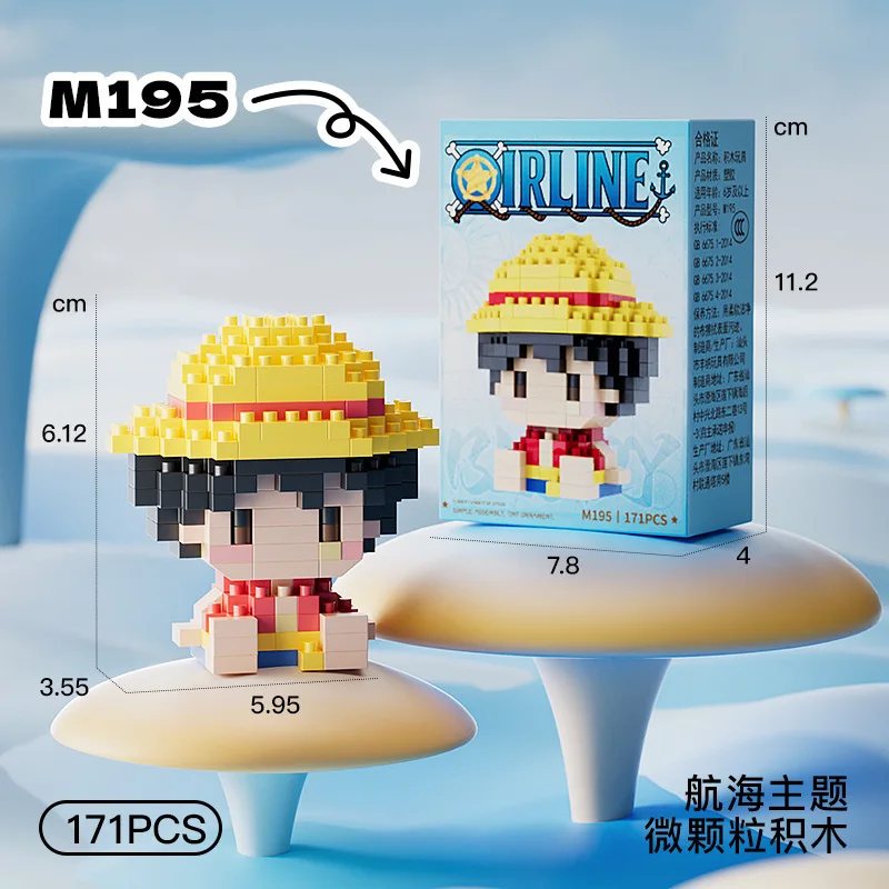 ONE PIECE 3D Аниме-модель Бога – обзор и цена Building Block Mini