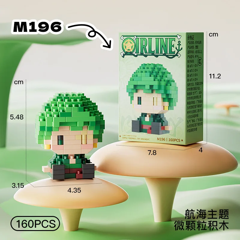 ONE PIECE 3D Аниме-модель Бога – обзор и цена Building Block Mini
